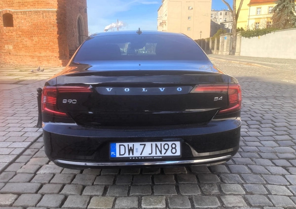 Volvo S90 cena 165000 przebieg: 56000, rok produkcji 2020 z Wrocław małe 352